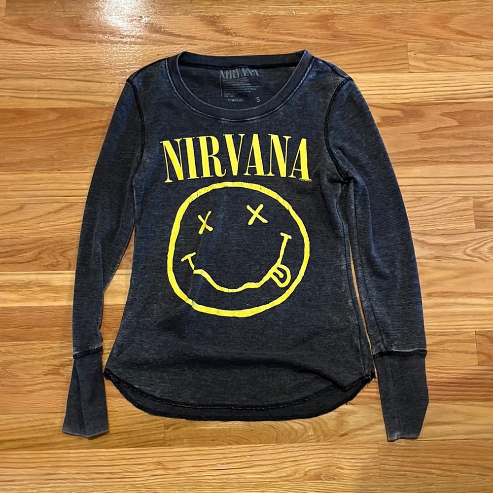 Long Sleeve Nirvana T-Shirt